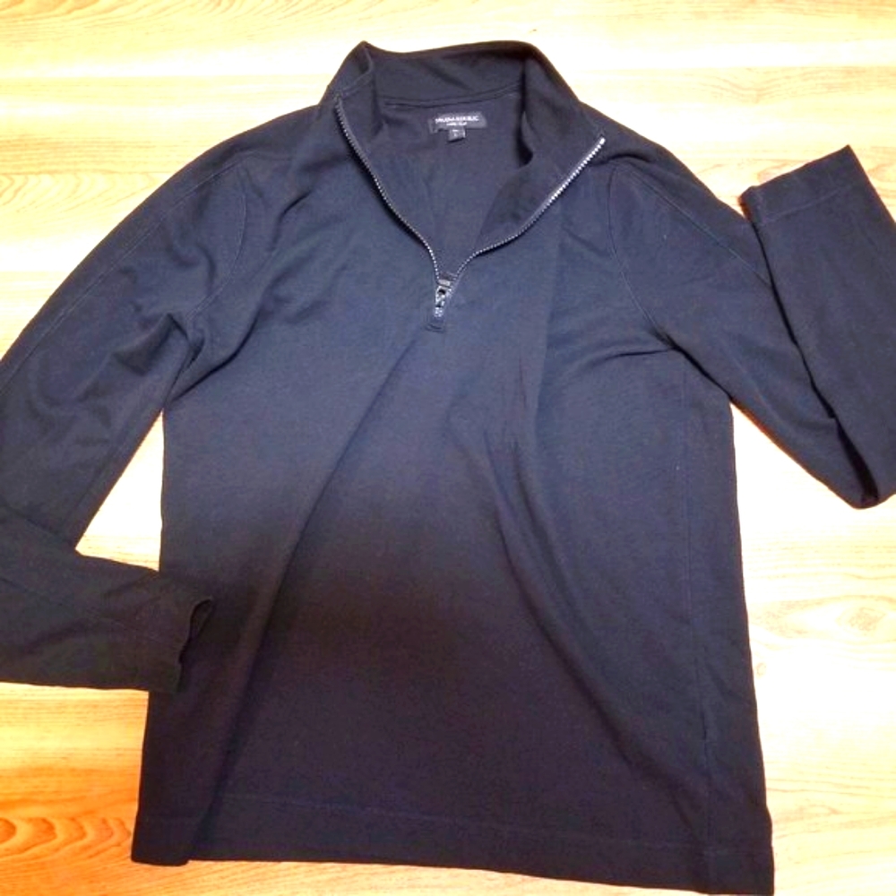 6 ITEMS + FREE GIFT !! BANANA REPUBLIC LUXURY MENS LARGE HOODIE SWEATER JACKET